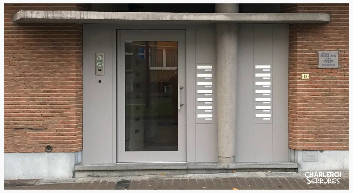 vente de portes en acier à charleroi