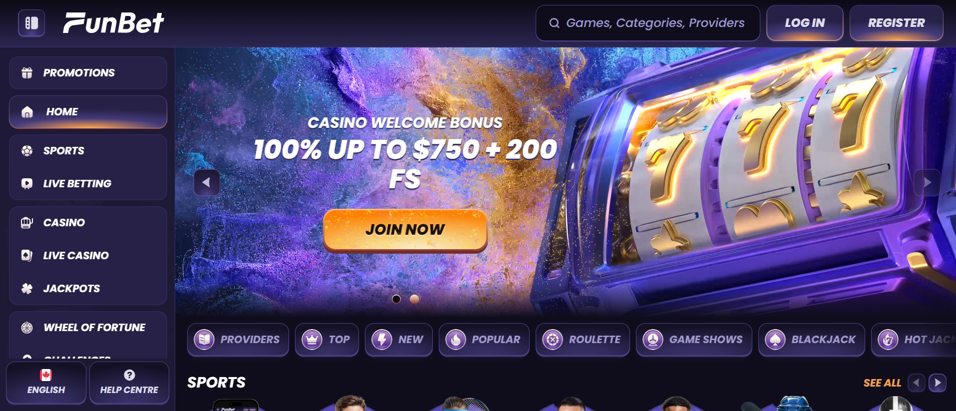 FunBet casino en ligne