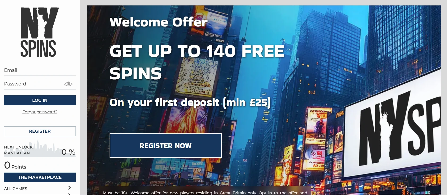NY Spins casino en ligne